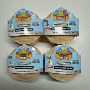 Mini Squish Mystery Blind Bag Set - Beige Containers